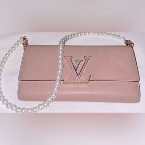 Louis Vuitton Pink Handle Dauphine Wallet